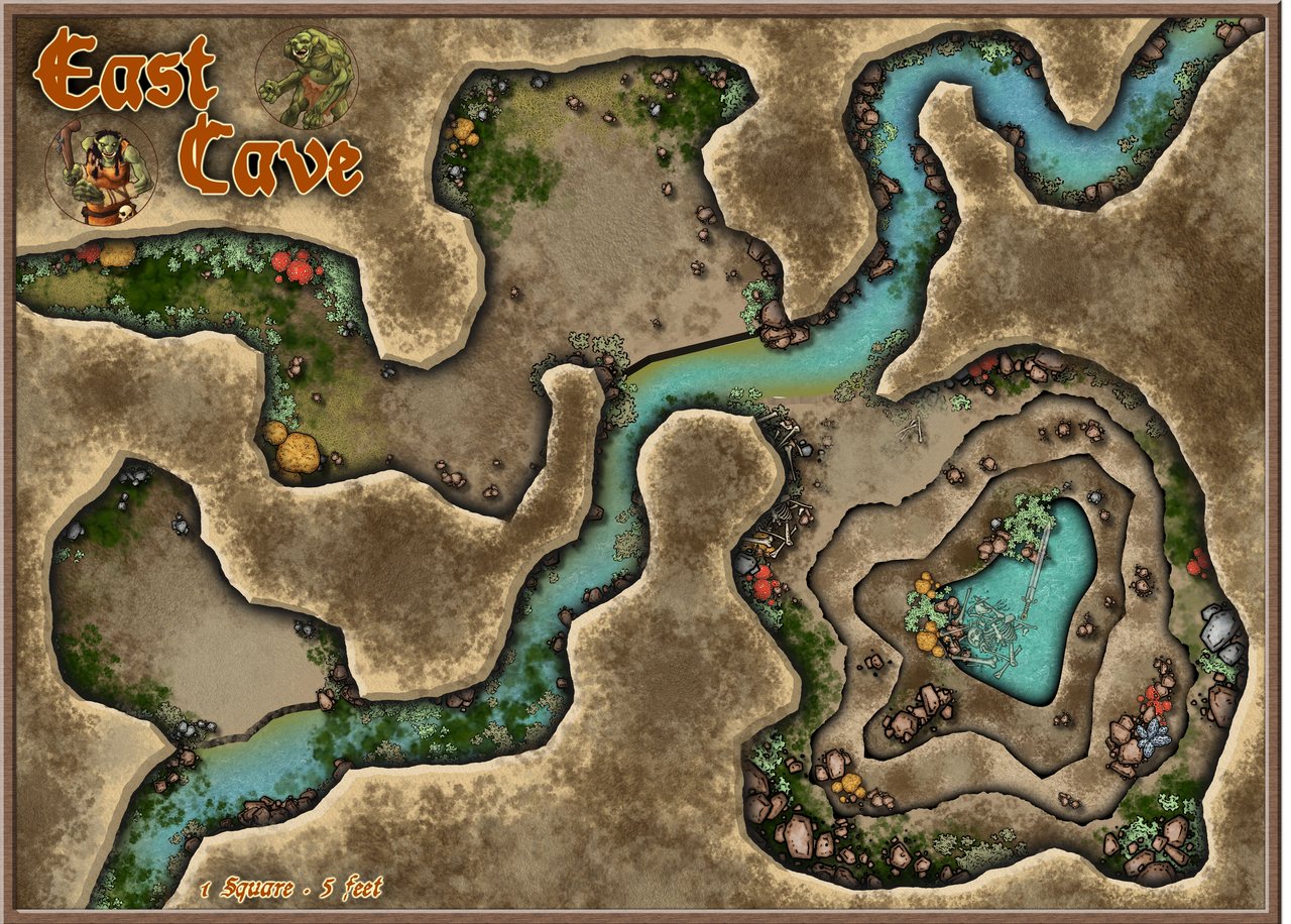 Nibirum Map: trolls cave - east cave by Ricko Hasche