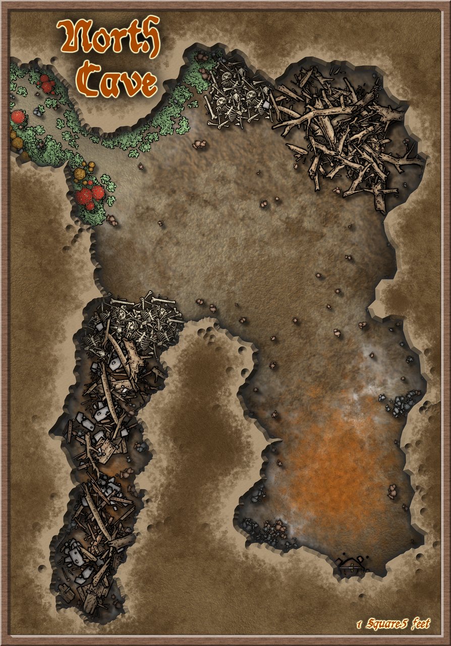 Nibirum Map: trolls cave - north cave by Ricko Hasche