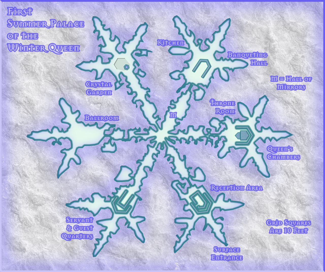 Nibirum Map: summer palace of the winter queen 01 by Wyvern